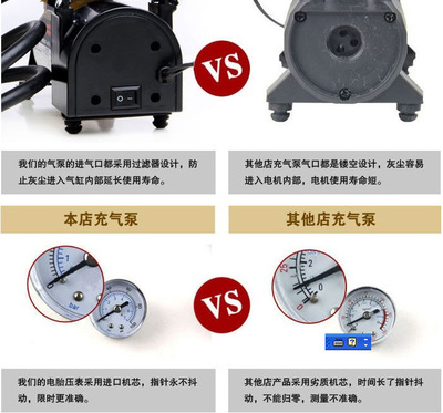 【单缸车用12V车载充气泵 厂家直销】价格,厂家,图片,其他车用小电器,温岭市山市大山电器配件厂-